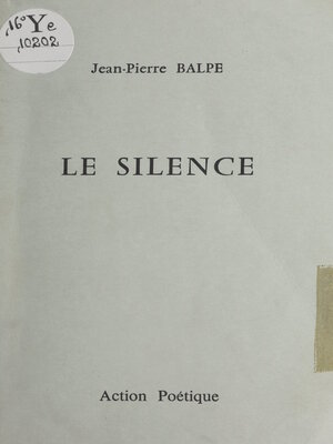 cover image of Le silence